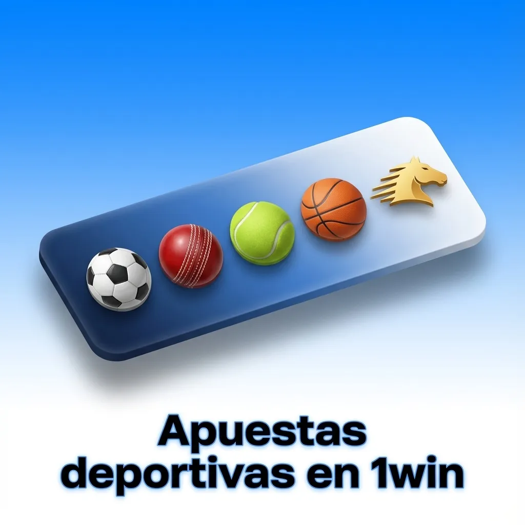 Pantalla de 1win mostrando apuestas deportivas en vivo y previas en múltiples disciplinas para jugadores de Chile