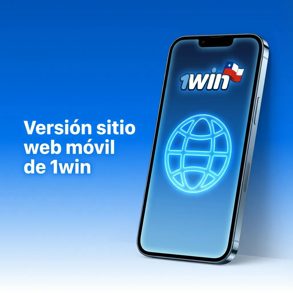 Versión móvil del sitio web de 1win mostrando apuestas deportivas, tragamonedas y casino en vivo en la pantalla de un smartphone