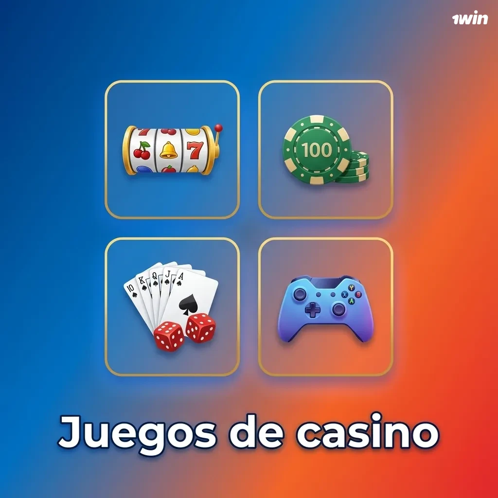 Pantalla de casino online con slots, ruleta, blackjack y crupier en vivo, mostrando variedad de juegos y ambiente vibrante