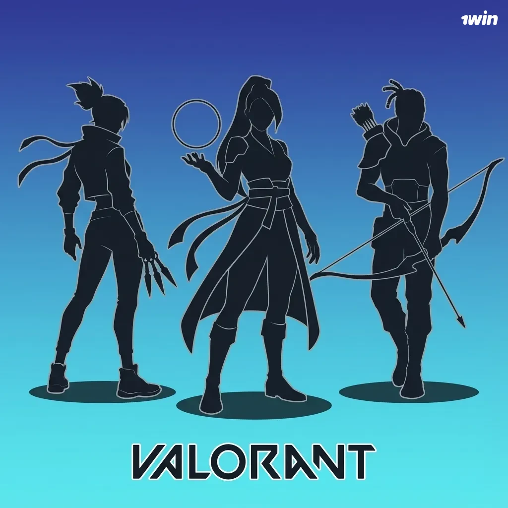 Pantalla de Valorant con agentes en combate, destacando apuestas en vivo y torneos VCT en la casa 1win