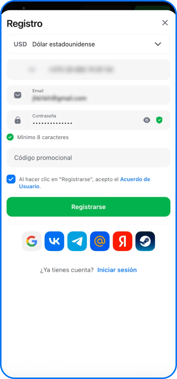 Regístrese en el casino en línea 1win para recibir bonos.