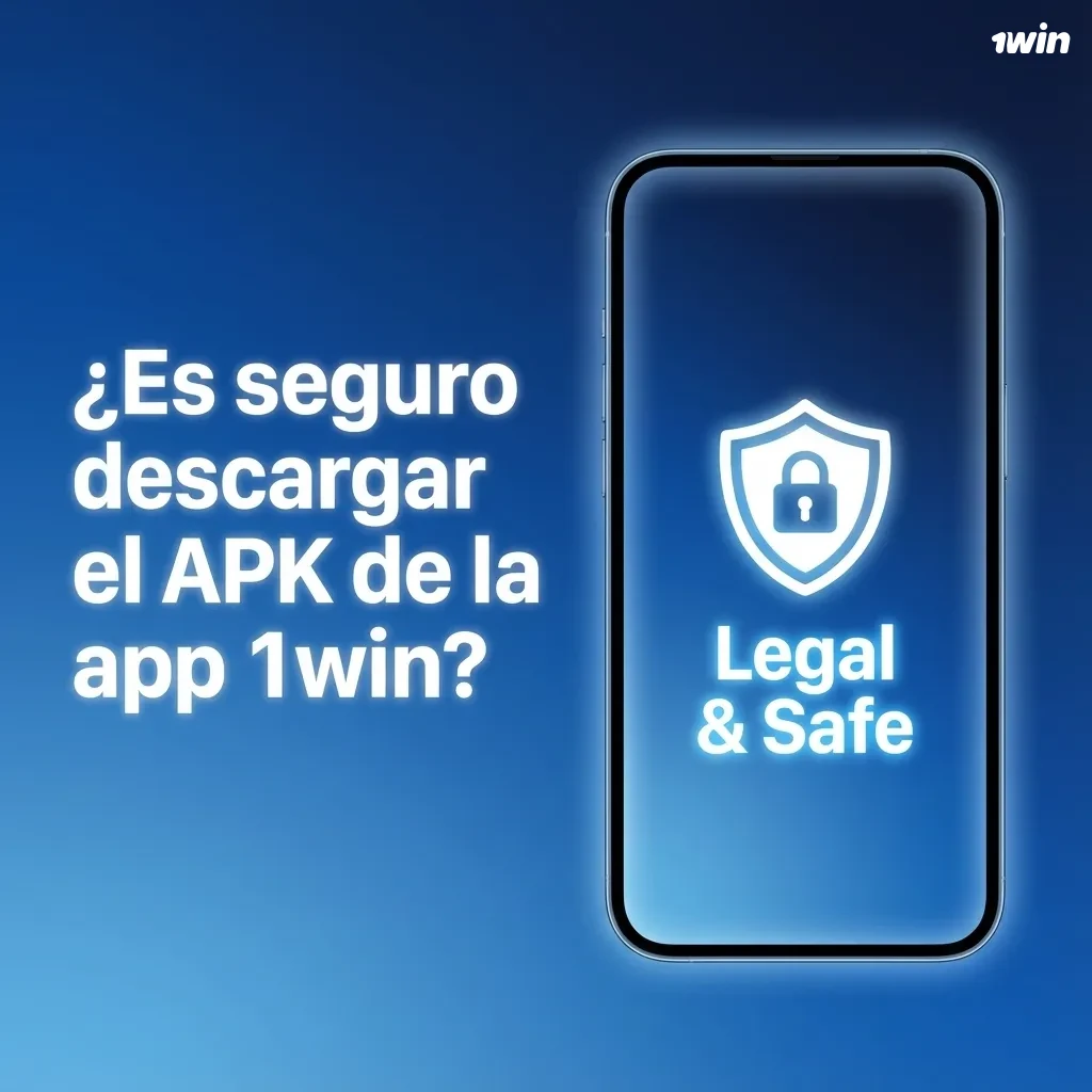 Ilustración de móvil con app 1win, candado de seguridad, icono SSL y escudo que representan cifrado y protección de datos