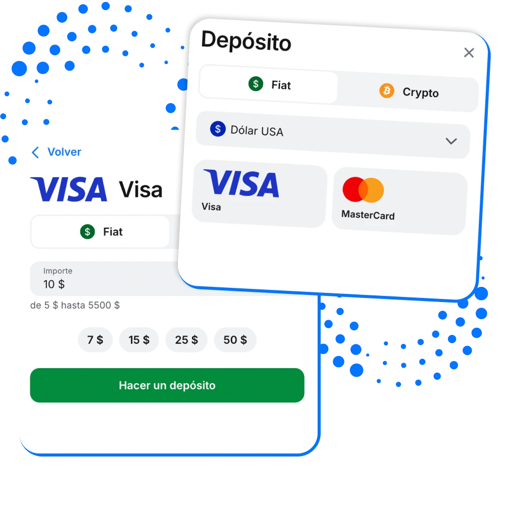 Tabla de métodos de depósito y retiro en 1win para países hispanohablantes, con montos mínimos, máximos y bono del 500%.