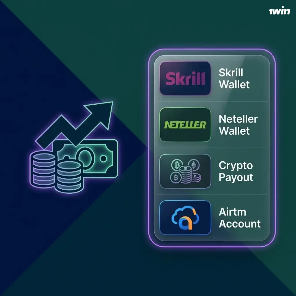 Métodos de retiro en 1win Argentina: Visa, Mastercard, criptomonedas y más opciones seguras con SSL